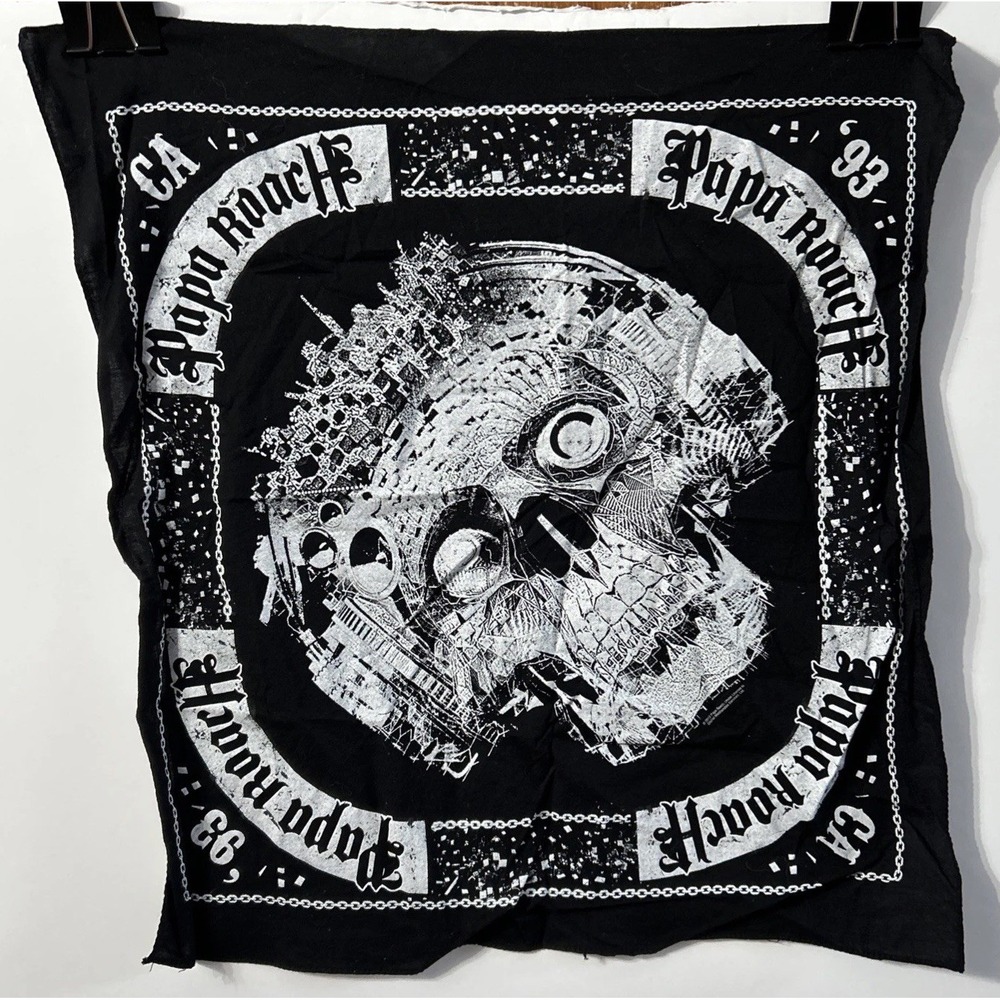 Papa Roach Concert Bandana CA 93'